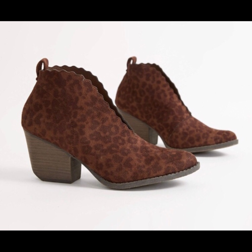 Coconuts Leopard Print Booties - image 2